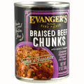Evanger's Hand Packed Braised Beef Chunks with Gravy Wet Dog Food Can