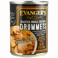 Evanger's Hand Packed Roasted Whole Chicken Drummets Wet Dog Food Can