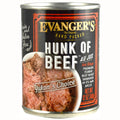 Evanger's Hand Packed Hunk of Beef Wet Dog Food Can