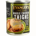 Evanger's Hand Packed Whole Chicken Thighs Wet Dog Food Can