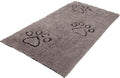 Dog Gone Smart Runner Dirty Dog Doormat, Grey (Color: Grey)