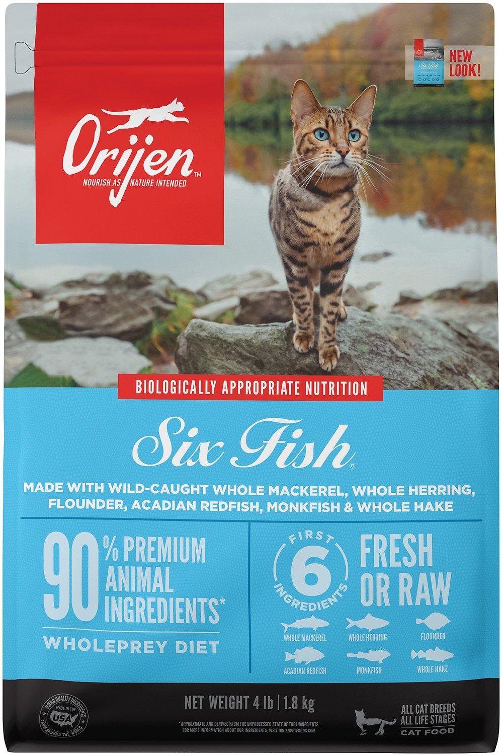 ORIJEN Six Fish Grain-Free Dry Cat Food