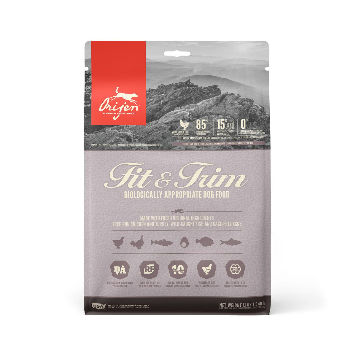 ORIJEN Fit & Trim Grain-Free Dry Dog Food