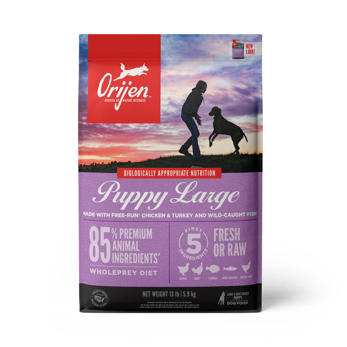 ORIJEN Puppy Large Breed Grain-Free Dry Dog Food