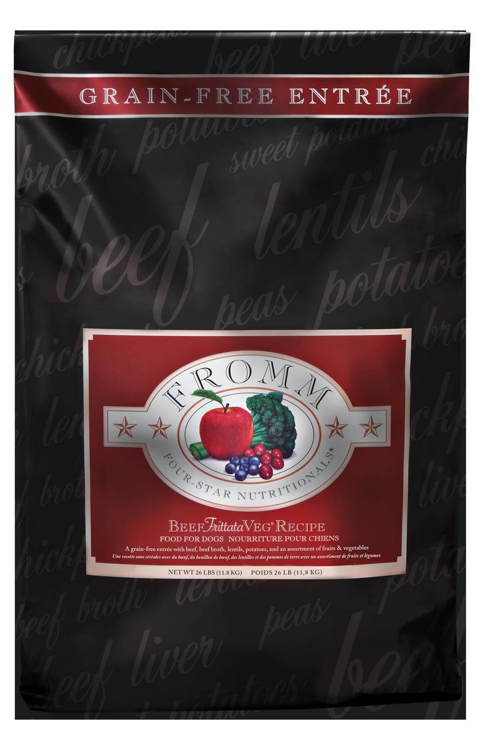 Fromm Four-Star Nutritionals Beef Frittata Veg Dry Dog Food