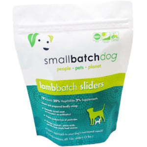 Smallbatch Dog Lamb Batch Sliders Raw Frozen Dog Food, 3-lb (Size: 3lbs)