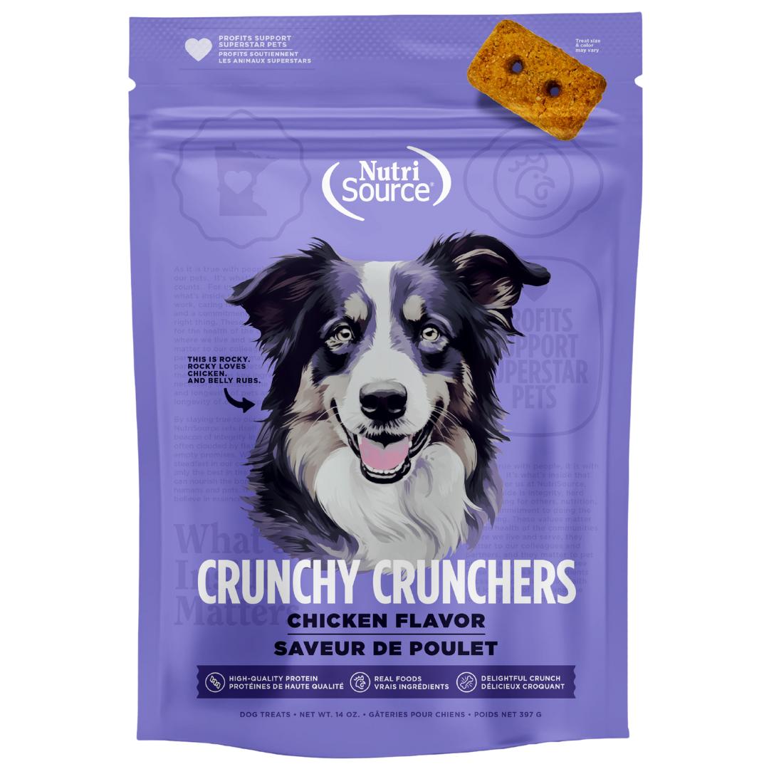NutriSource Crunchy Crunchers Chicken Dog Treats, 14-oz (Size: 14-oz)