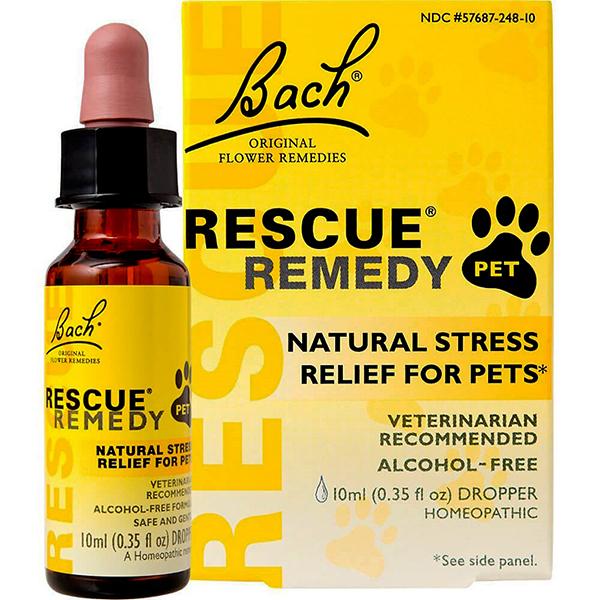 Rescue Remedy Pet Natural Flower Extract Stress-Relief Liquid, 10 mL (Size: 10 mL )