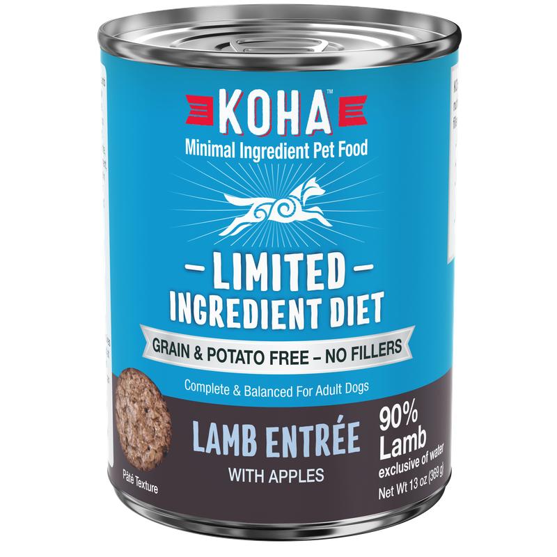 KOHA Limited Ingredient Diet Lamb Entree Wet Dog Food Can, 13-oz (Size: 13-oz)