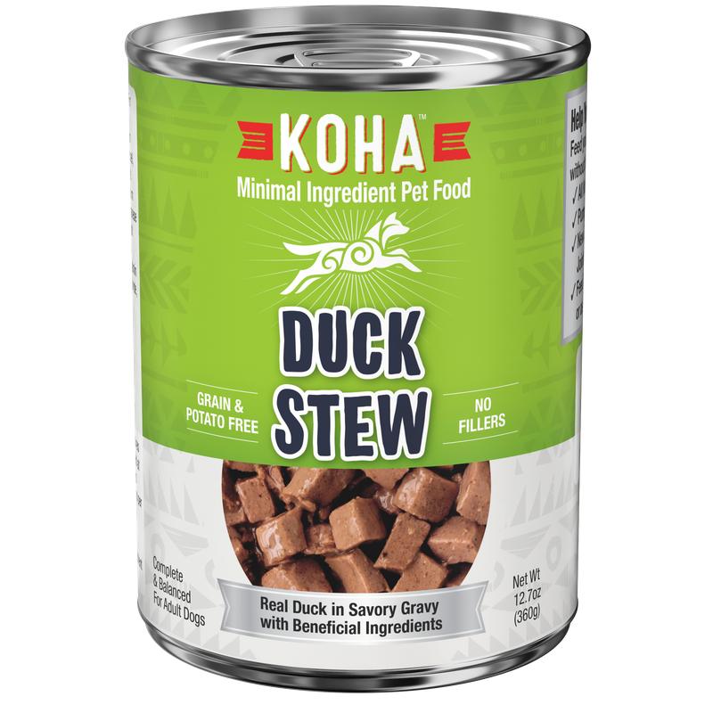 KOHA Minimal Ingredient Duck Stew Wet Dog Food Can, 12.7-oz (Size: 12.7-oz)