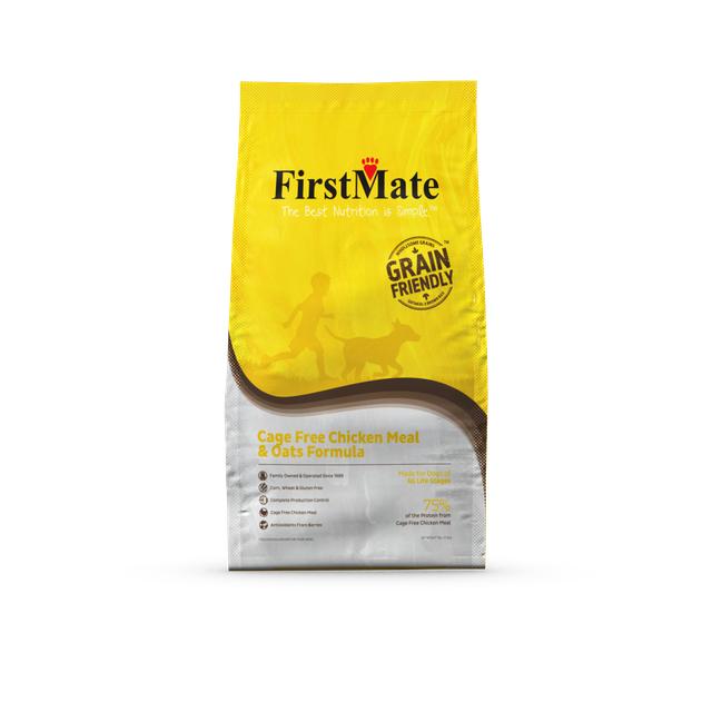FirstMate Grain Friendly Cage Free Chicken Meal & Oats Dry Dog Food