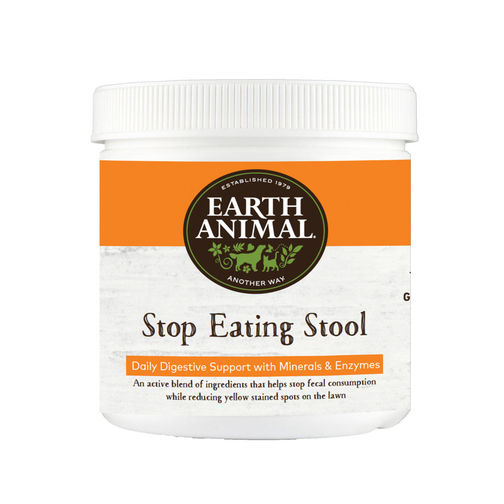 Earth Animal Stop Eating Stool Nutritional Supplement, 8-oz (Size: 8-oz)