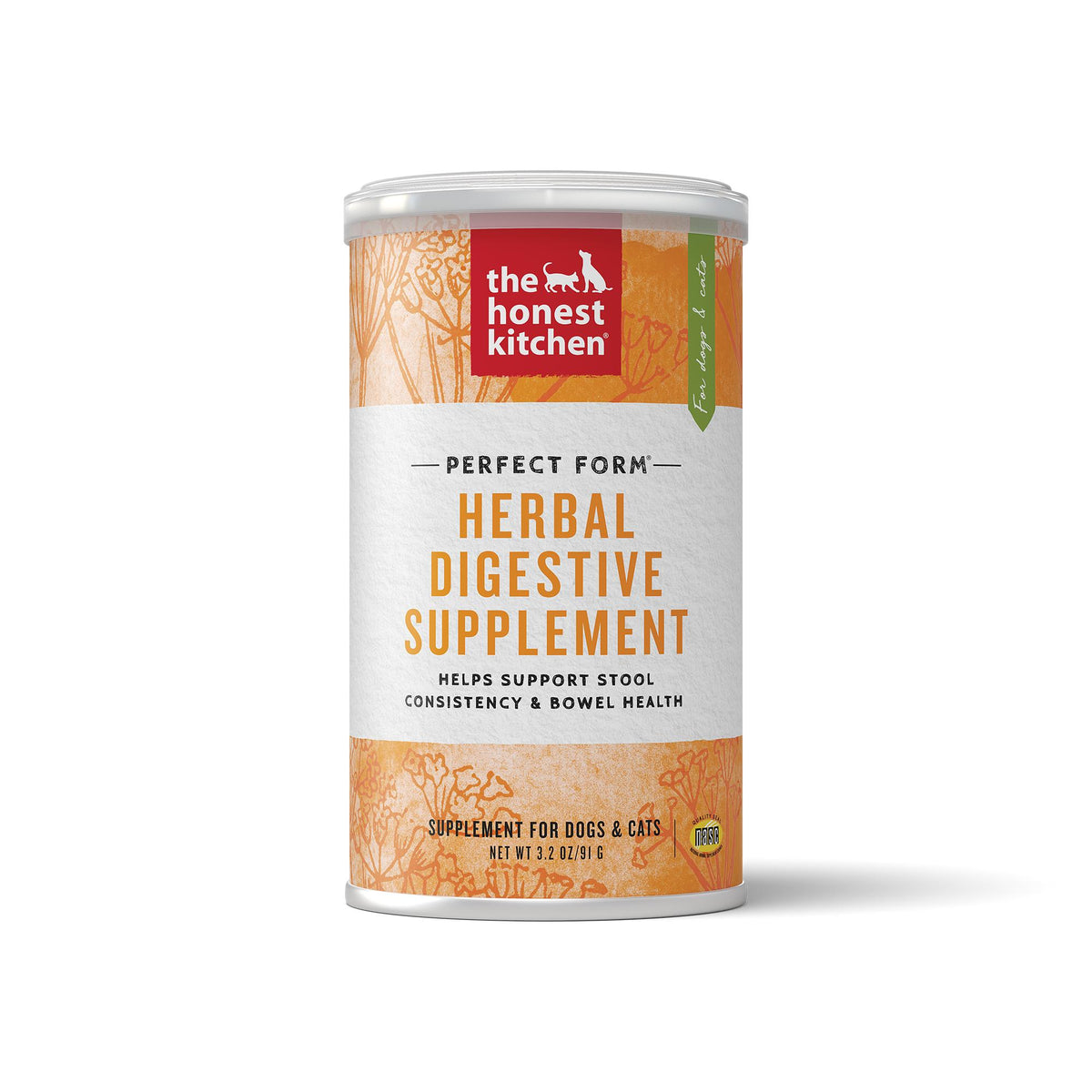The Honest Kitchen Perfect Form Herbal Digestive Dog & Cat Supplement, 3.2-oz (Size: 3.2-oz)