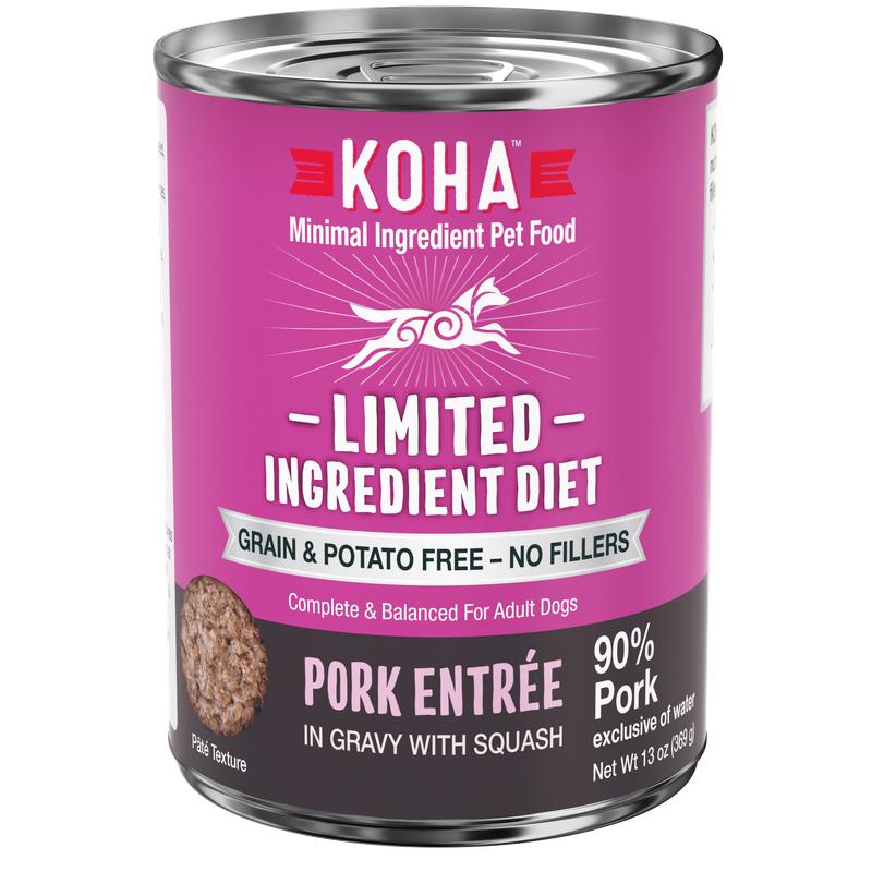 KOHA Dog Limited Ingredient Diet Pork Entree Can