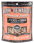 Northwest Naturals Raw Rewards Shrimp Freeze-Dried Dog & Cats Treats, 1-oz (Size: 1-oz)