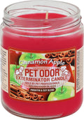 Pet Odor Exterminator Deodorizing Candle Jar, Cinnamon Apple, 13-oz (Size: 13-oz)