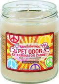 Pet Odor Exterminator Deodorizing Candle Jar, Sandalwood, 13-oz (Size: 13-oz)