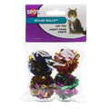 Ethical Pet Spot Mylar Balls Cat Toy, 4-pk (Size: 4-pk)