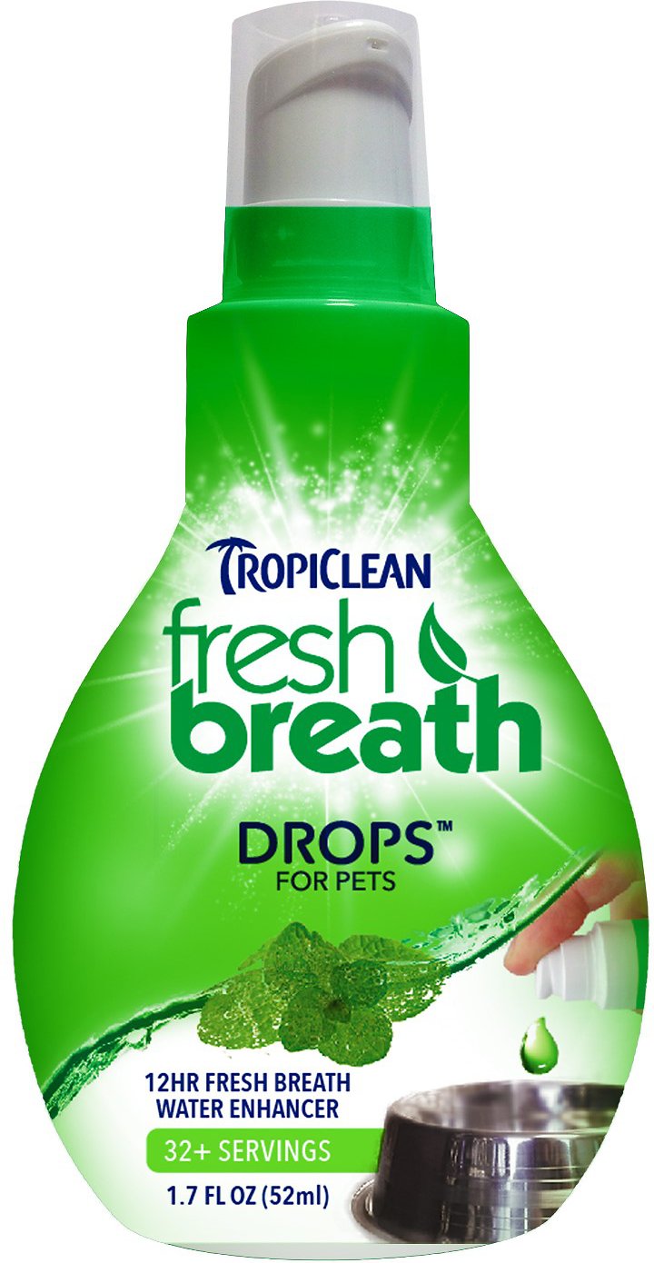 Tropiclean Fresh Breath Drops, 1.7-oz bottle (Size: 1.7-oz)
