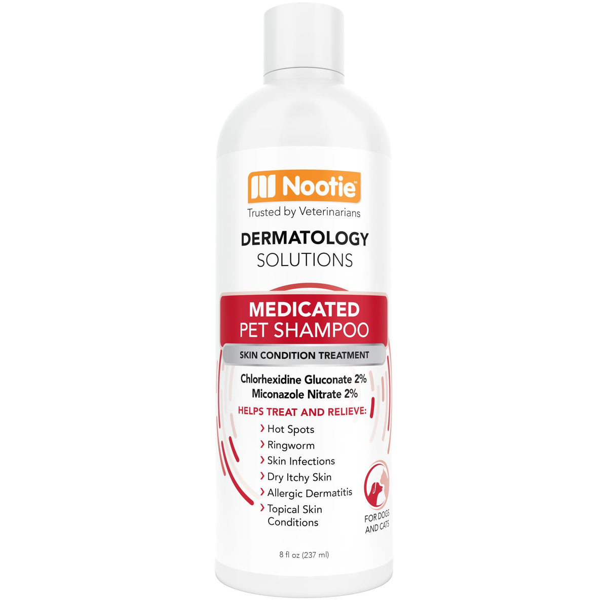 Nootie Antimicrobial Medicated Dog & Cat Shampoo, 8-oz (Size: 8-oz)
