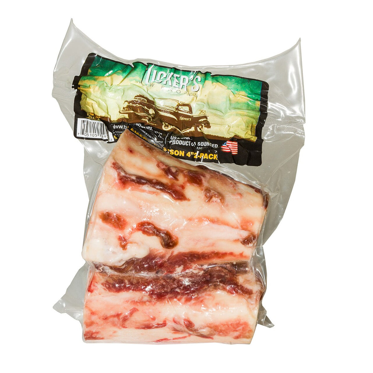Tucker's Bison Bone Frozen Dog Treats, 4-in, 2-pk (Size: 2-pk)