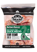 Northwest Naturals Raw Duck Necks Frozen Dog Food, 6-count (Size: 6-count)