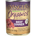 Evanger's Organics Beef Dinner Wet Dog Food Can