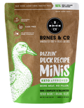 Bones & Co Dazzlin' Duck Recipe Minis Frozen Dog Food, 3-lb (Size: 3-lb)