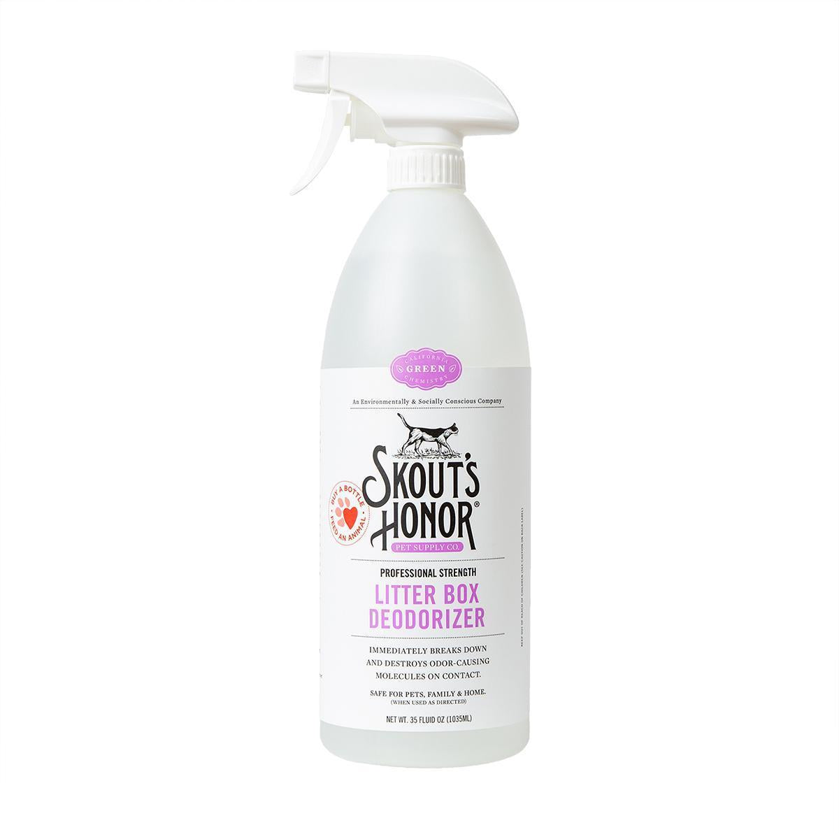 Skout's Honor Cat Litter Box Deodorizer, 35-oz (Size: 35-oz)