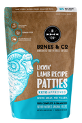 Bones & Co Lickin' Lamb Recipe Patties Frozen Dog Food, 6-lb (Size: 6-lb)