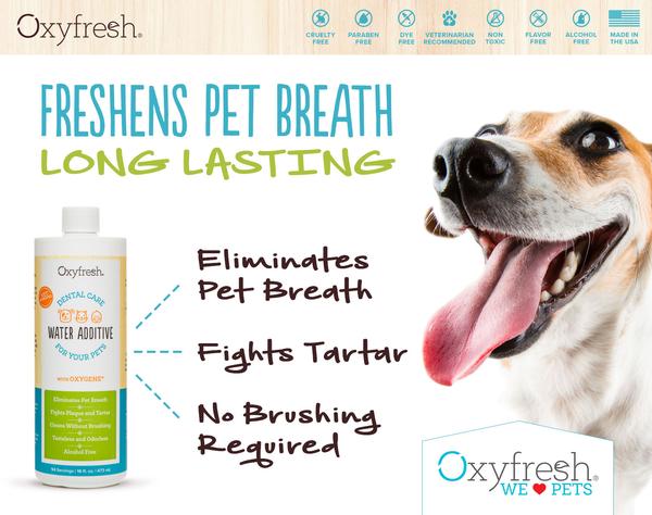 Oxyfresh Oral Hygiene Solution - Pet Dental Water Additive