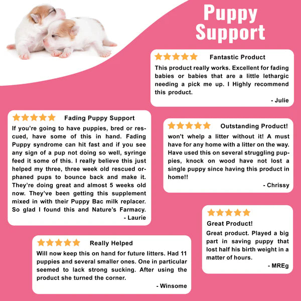DogZymes Puppy Support for Fading Puppies