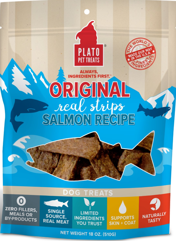 Plato Real Strips Salmon 18 oz