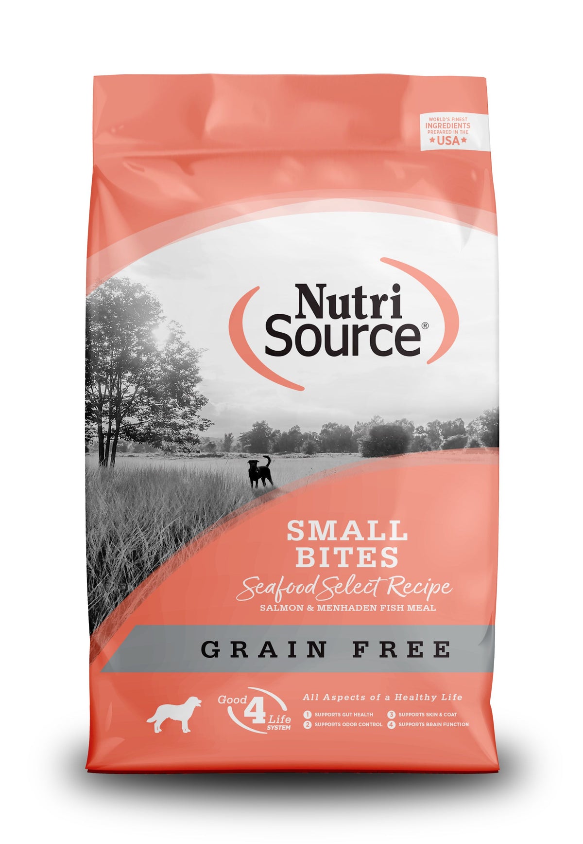 NutriSource Small Bites Seafood Select Grain-Free Dry Dog Food
