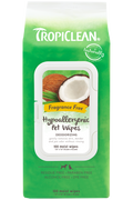 TropiClean Wipes Hypoallergenic 100ct