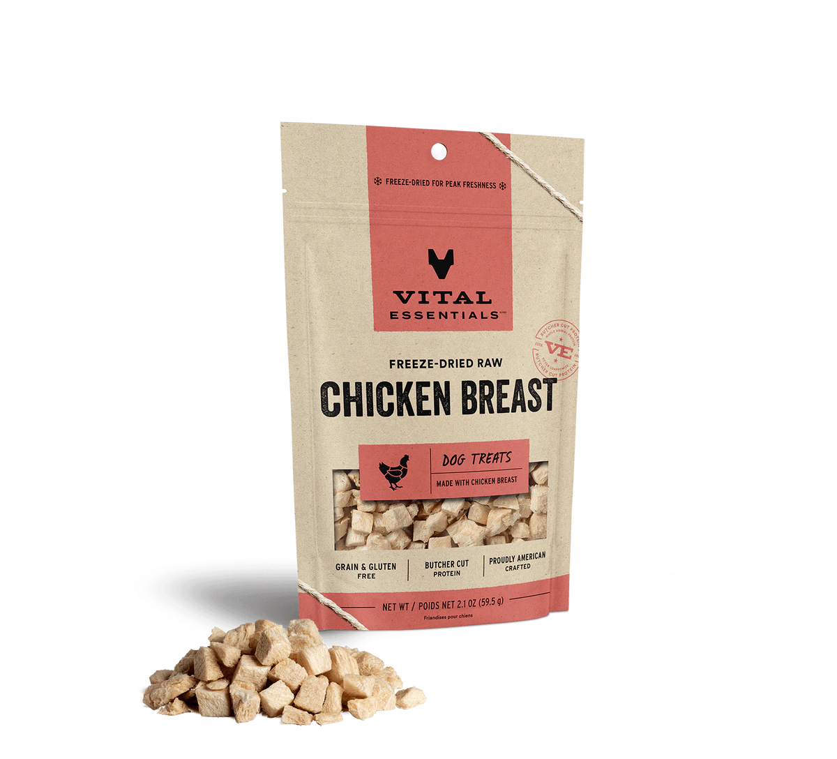 Vital Essentials Freeze-Dried Raw Treats Chicken Breast