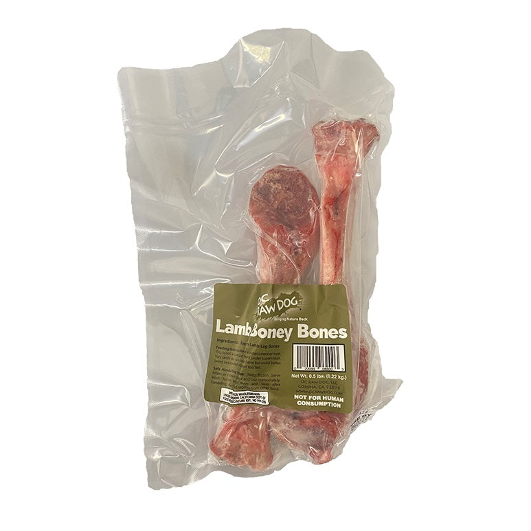OC Raw Dog Lamb Boney Bones Frozen Dog Treat, 0.5-lb (Size: 8-oz)