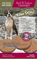 OC Raw Dog Beef & Produce Patties Raw Frozen Dog Food, 6-lb (Size: 6-lb)